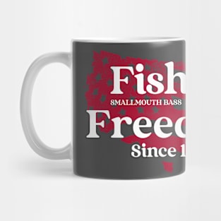 Smallmouth Bass: Fishing Freedom Since 1776 Mug